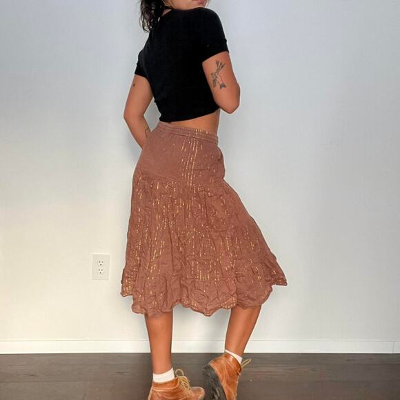 Y2k bohemian midi skirt - Picture 3 of 3